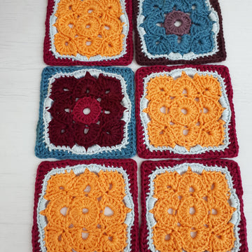 Square Flower Coaster