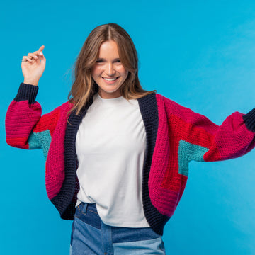 Cloud Nine Cocoon Cardigan - Free Crochet Pattern for Women in Paintbox Yarns Wool Blend DK by Paintbox Yarns