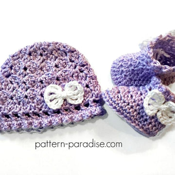 Georgie Hat and Bootie Set