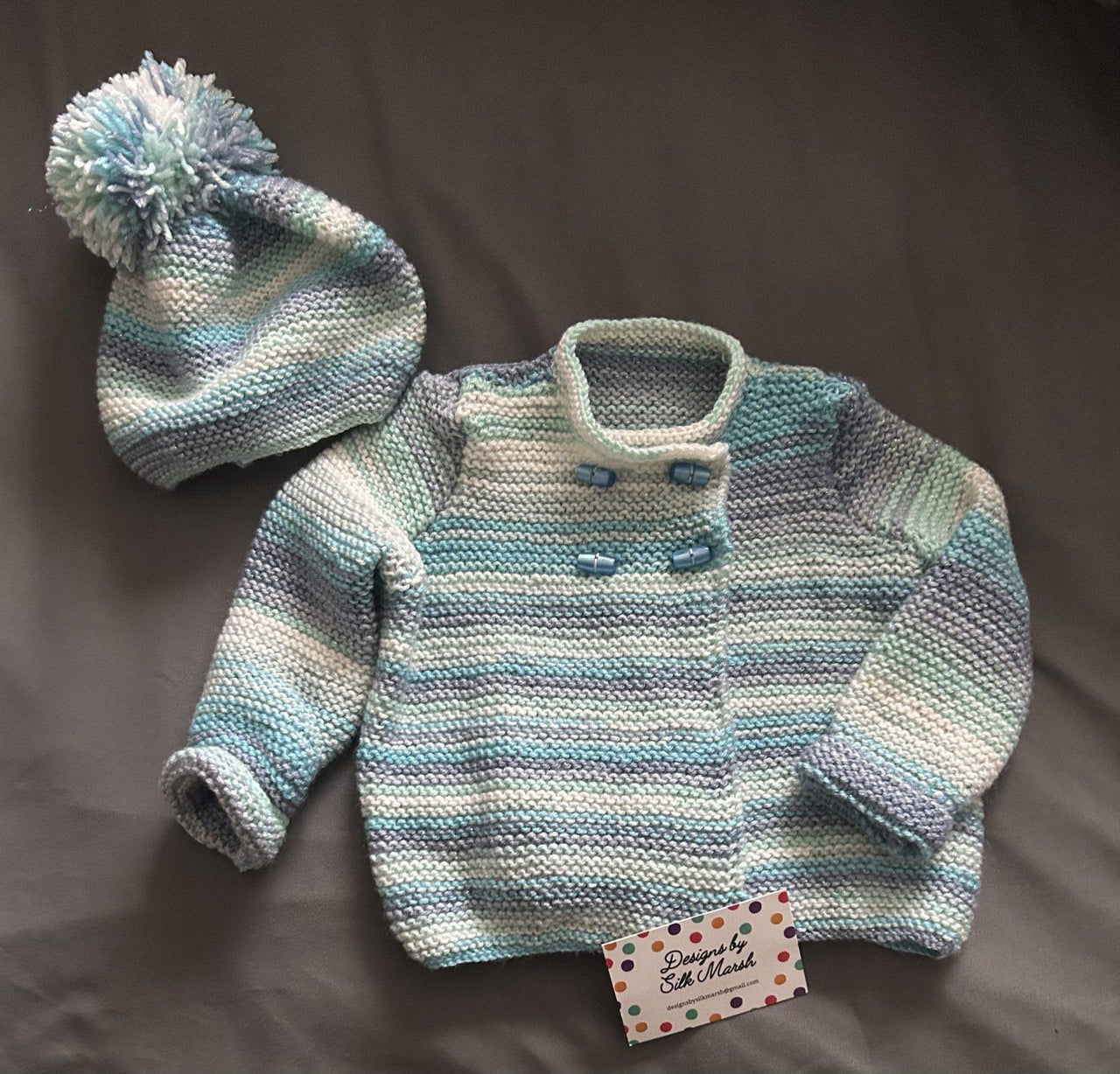 Ella Baby Jacket and Hat Knitting Pattern Newborn-3 years approx