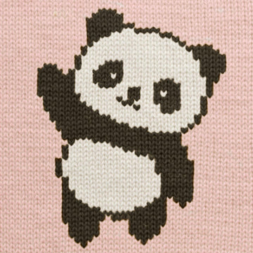 Panda Bear intarsia Chart