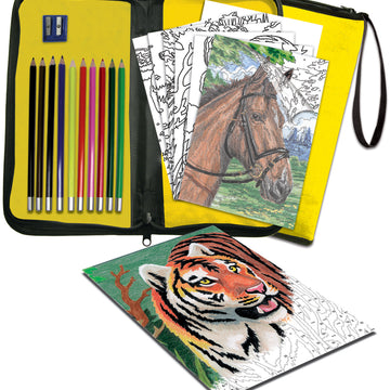 Royal Brush Big Kid's Choice Easy To Do Keep 'N Carry Set - Color Pencil By Number