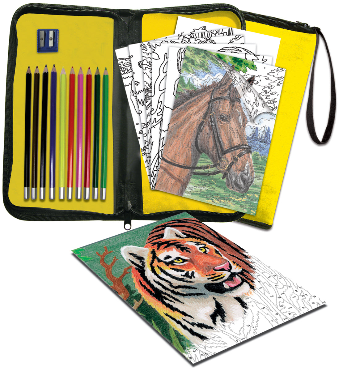 Royal Brush Big Kid's Choice Easy To Do Keep 'N Carry Set - Color Pencil By Number