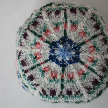 Fair Isle Garden Stripes Beanie
