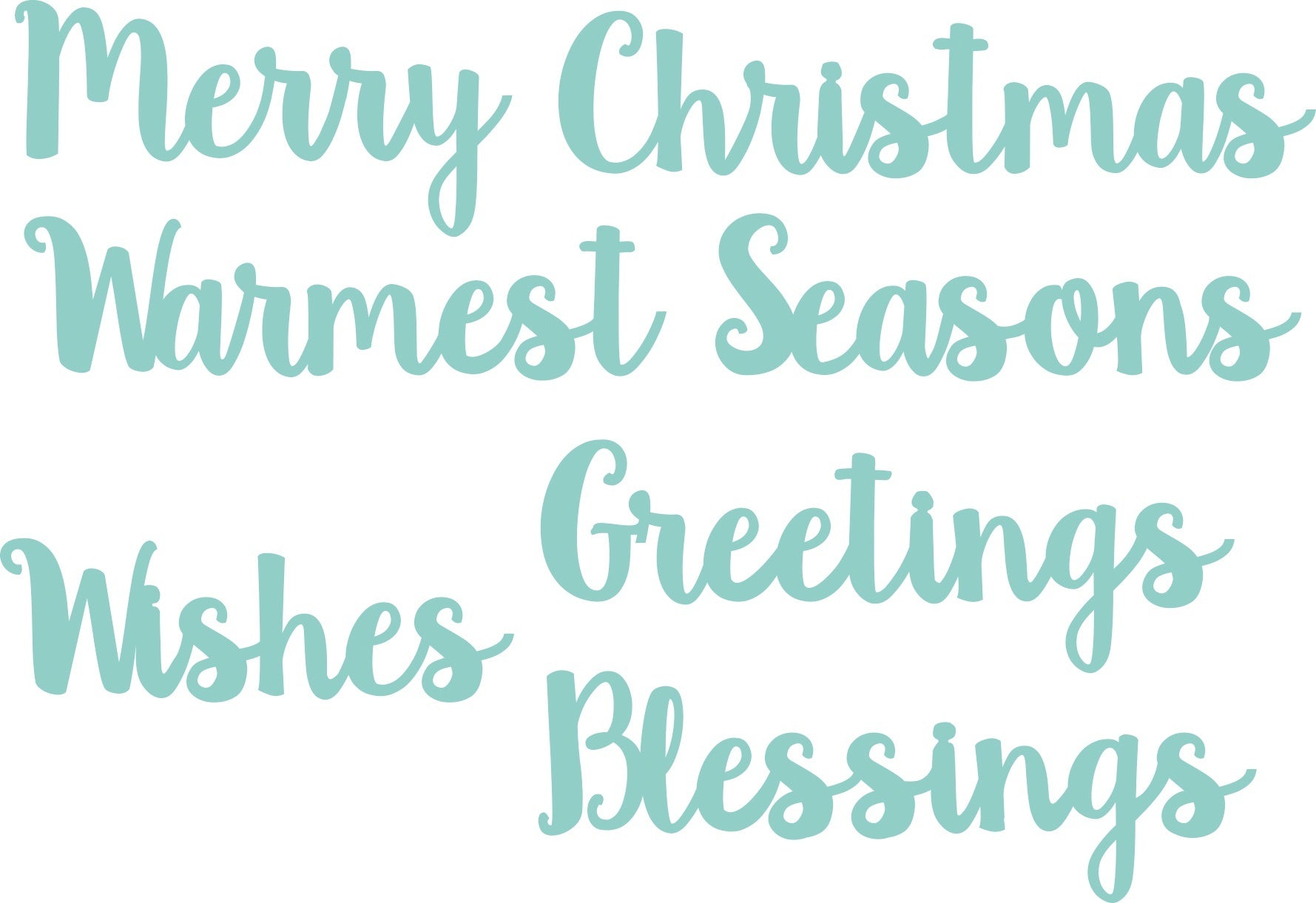 Kaisercraft Decorative Die - Christmas Greetings