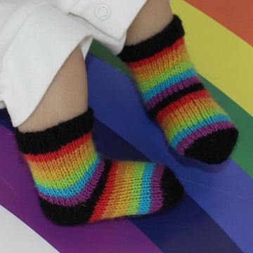 Baby Simple Rainbow Socks (Circular)