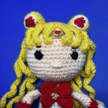 Japanese Warrior amigurumi doll