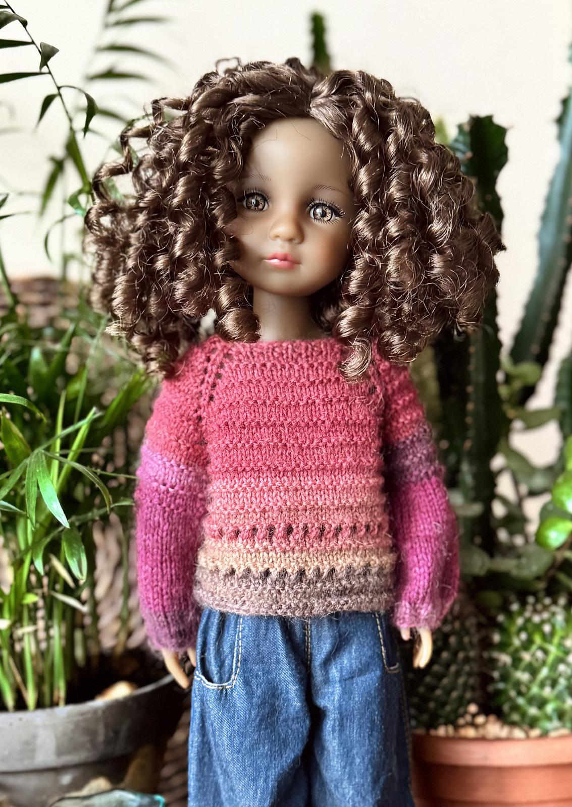 Pullover Berry Mood for Ruby Red Doll