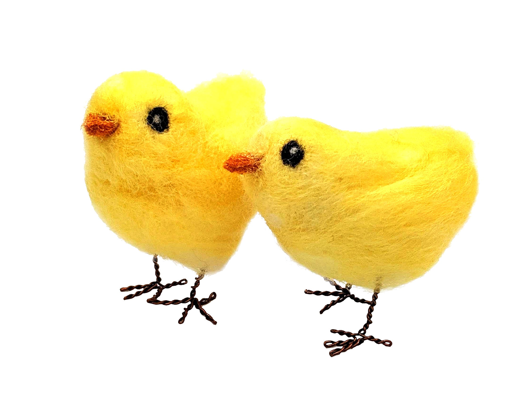 The Crafty Kit Company Easter Chicks Needle Felting Kit - 10cm