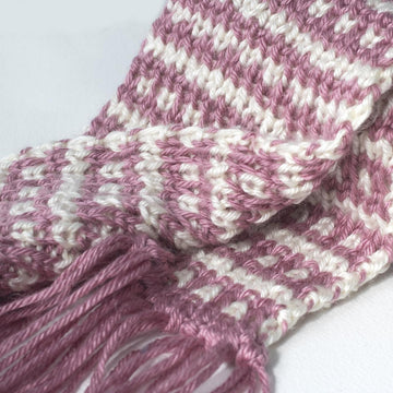 Mosaic Hat and Reversible Scarf