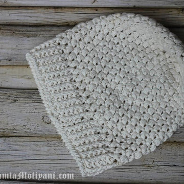 Crochet Slouchy Beret Beanie Pattern Unique & Easy