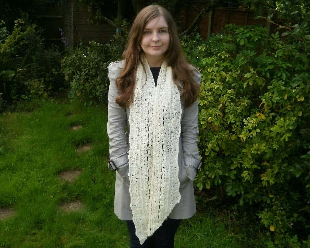 Grid scarf