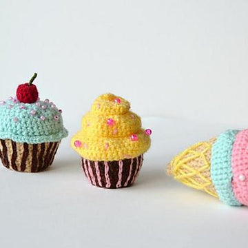 Chocolate Banana Cupcake Crochet Pattern, Cupcake Amigurumi Pattern, Food Crochet Pattern, Food Amigurumi