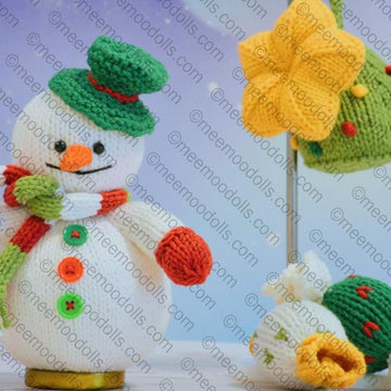 Snowman, Ginger Bread House, Star, Candy