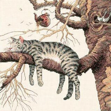 Dimensions Too Pooped Cross Stitch Kit - 28cm x 28cm