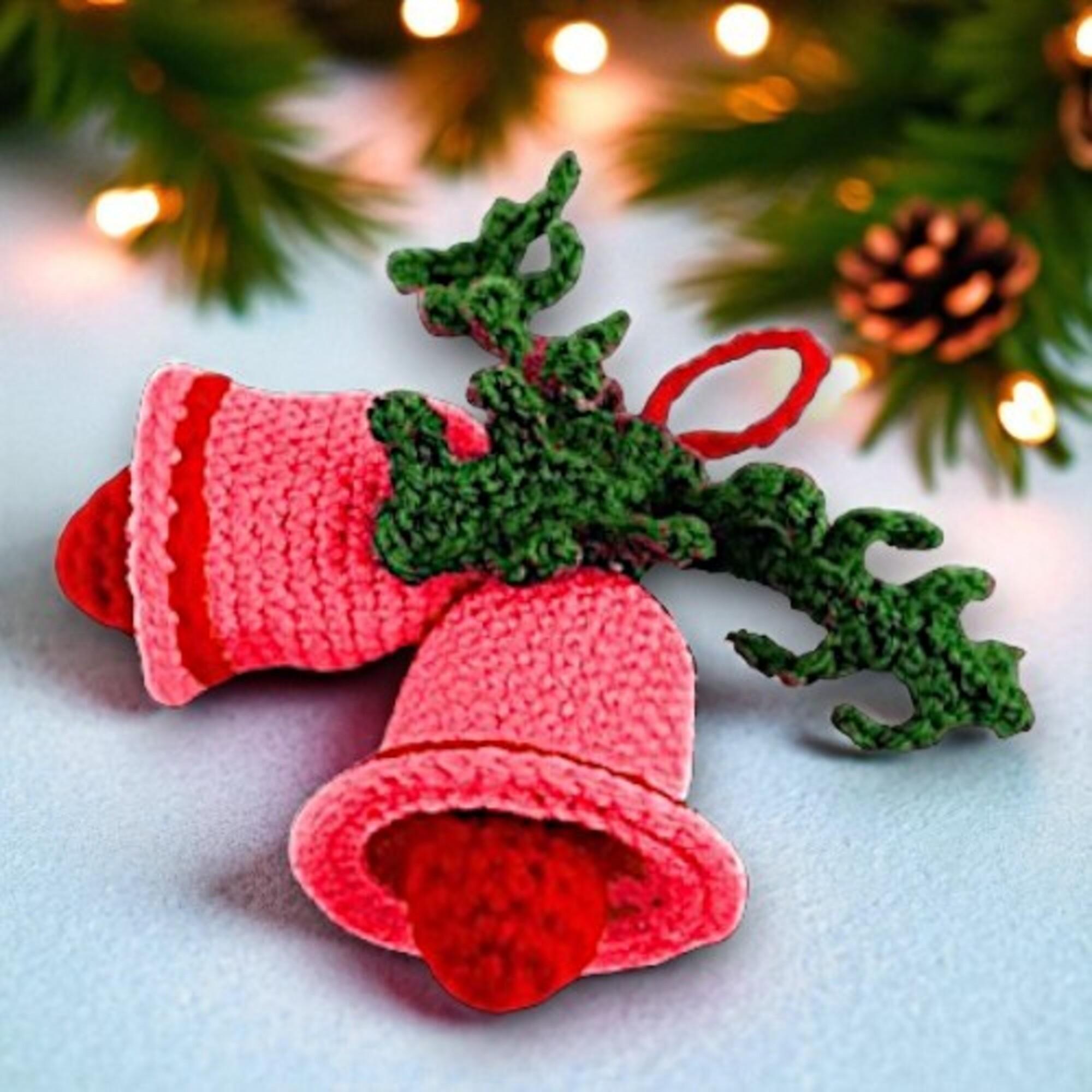 DIY Christmas Ornaments Kit: 8 Crochet Patterns (PDF file)