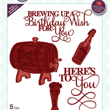 Creative Expressions Craft Dies By Sue Wilson - Necessities- Birthday Brewing