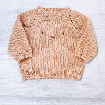 Teddy Bear Top Down Jumper 0-2 yr