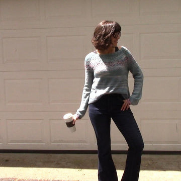 Geometric Yoke Sweater