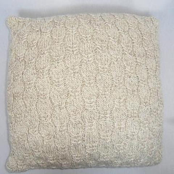Simple Aran Cable Cushion Cover