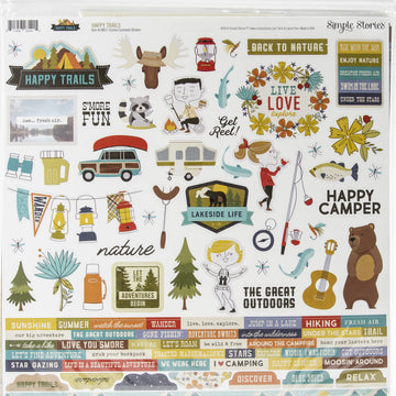 Simple Stories Collector's Essential Kit 12"X12" - Happy Trails