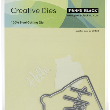 Penny Black Creative Dies - Snuggles Cut Out 2.5"X2.9"