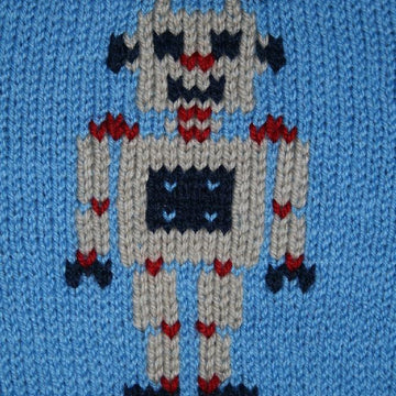 Robot Robert Baby Sweater