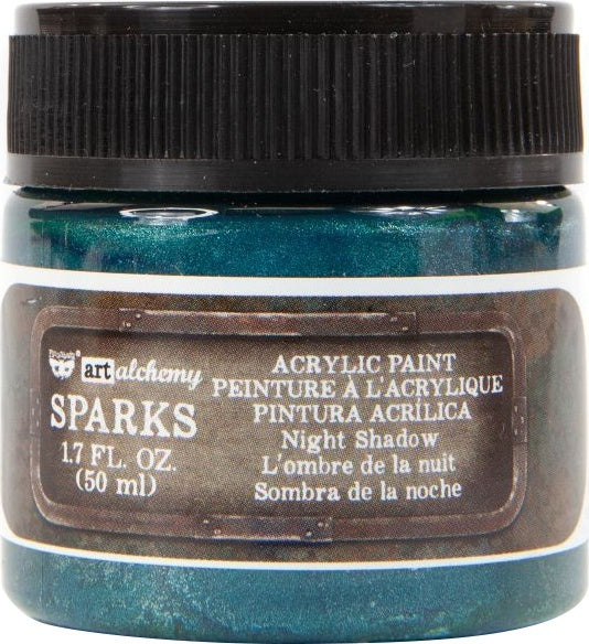 Prima Marketing Finnabair Sparks Acrylic Paint 1.7oz - Night Shadow