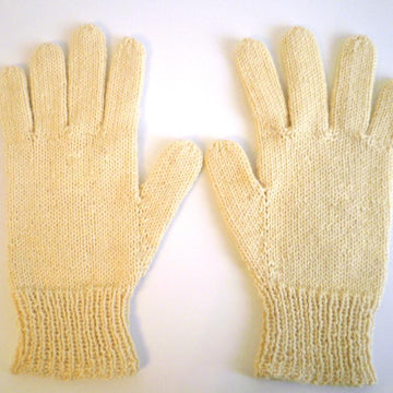 Chevron lace wave gloves