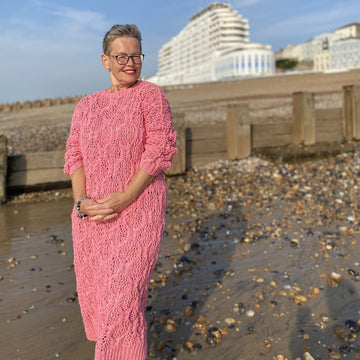 Cabled Trellis Tunic