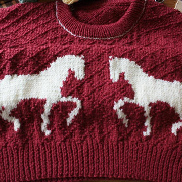Running Horses Pullover