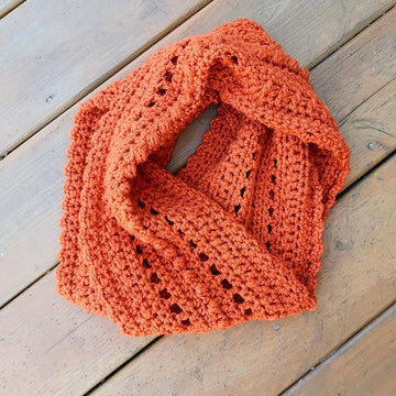 Autumn Textured Infinity Scarf