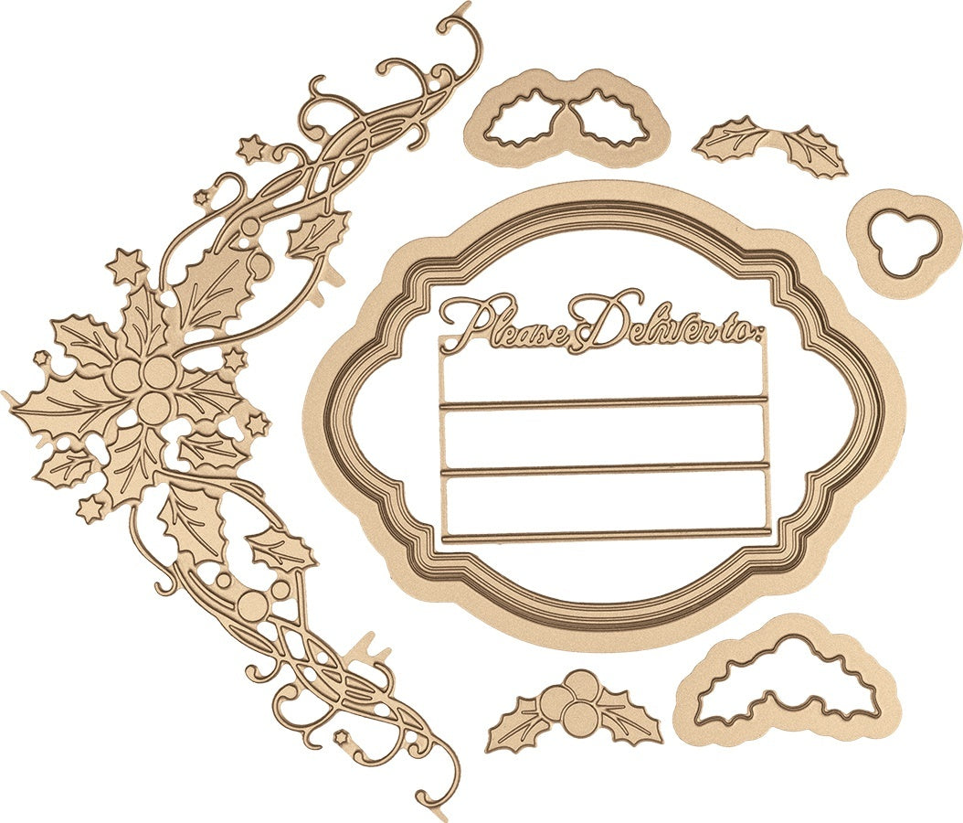 Spellbinders Glimmer Hot Foil Plate - Hollyday Stationery & Envelope Corner