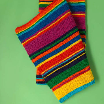 "Weekend Throws" - Free Throw Knitting Pattern For Home in Paintbox Yarns Simply Chunky