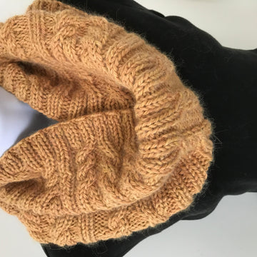 Cardiff Cable Rib Scarf and Cowl