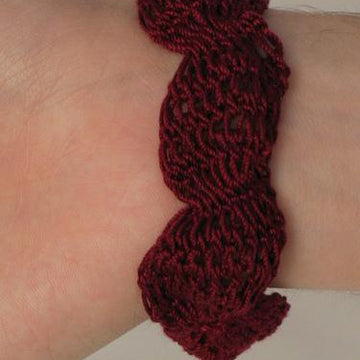 Tunisian Crochet Jewelry Set