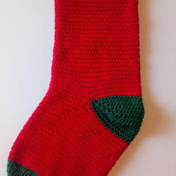 Ruffle Cuff Christmas Stocking