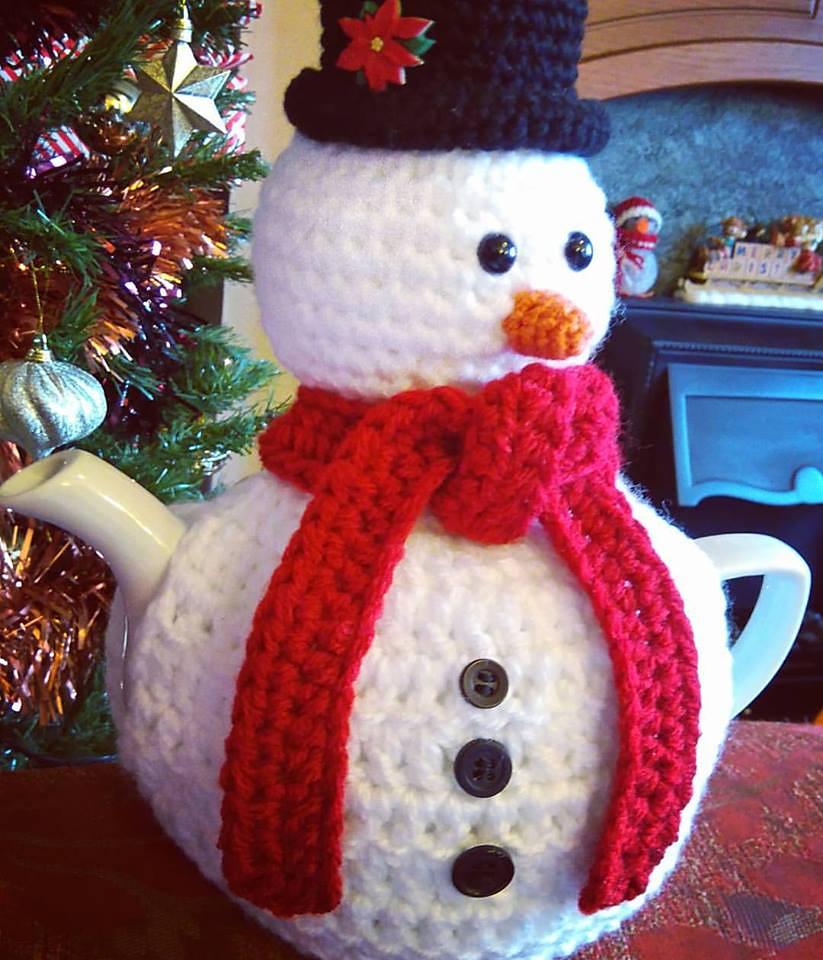 Snowman Teapot Cosy