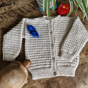 Waffle Child's Cardigan