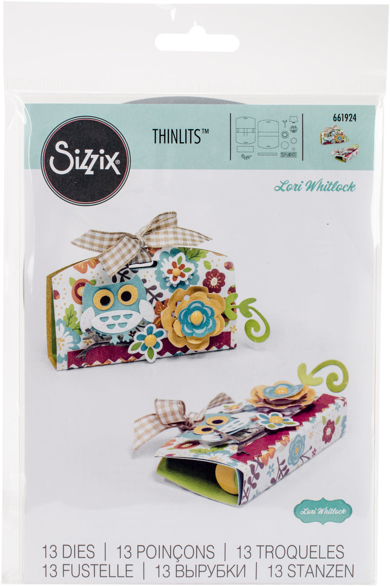 Sizzix Thinlits Dies By Lori Whitlock 13/Pkg - Lip Balm Holder