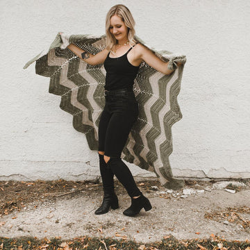 Zig Zag Chevron Afghan