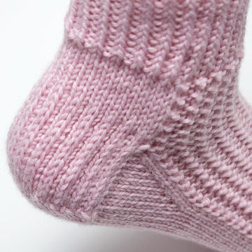 Pink Bubblegum Socks - Cuff Down (DK)