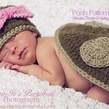 Little Turtle Prop Set Crochet Pattern 160