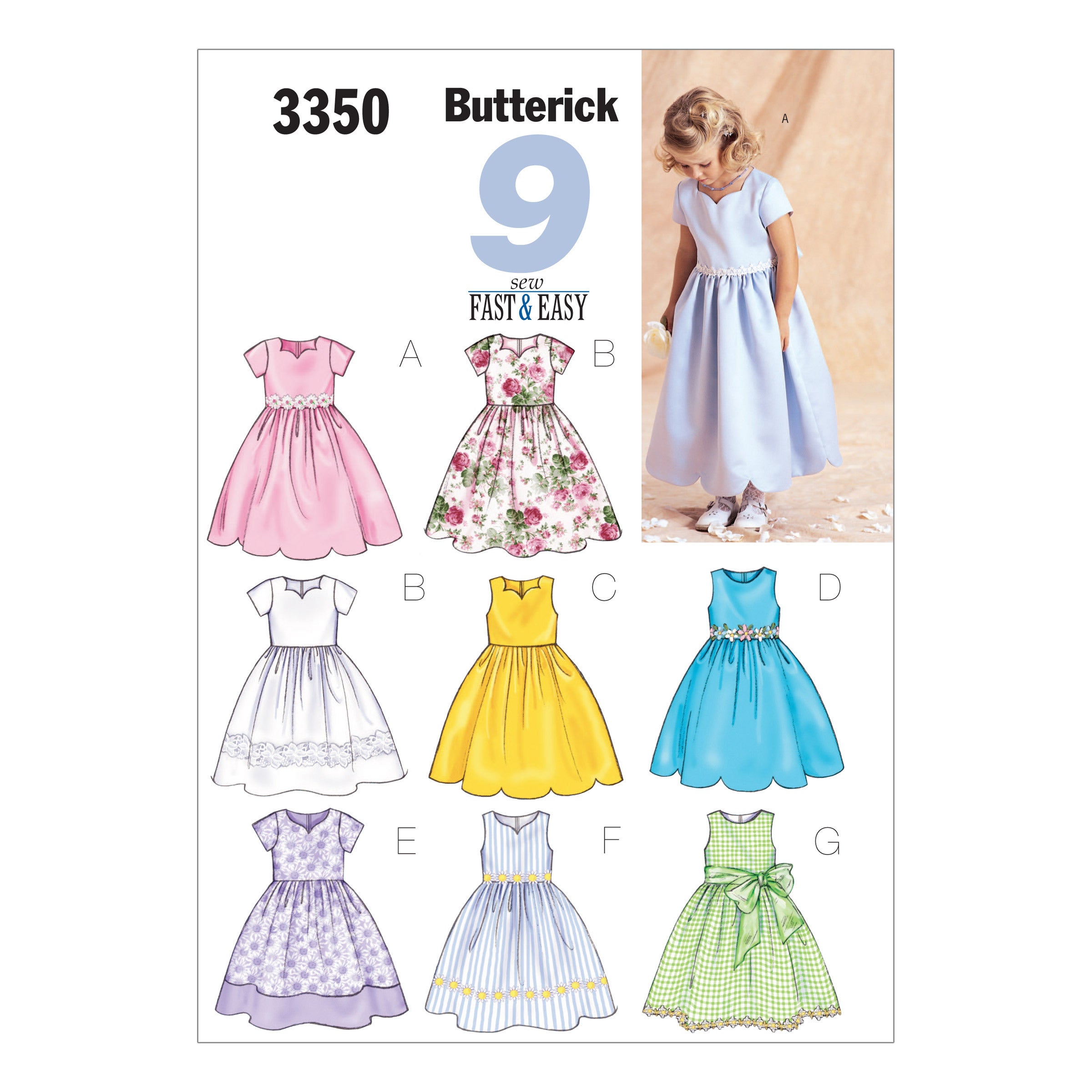 Butterick Children's/Girls' Dress B3350 - Sewing Pattern