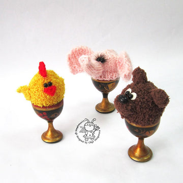 Hats for keeping warm breakfast eggs