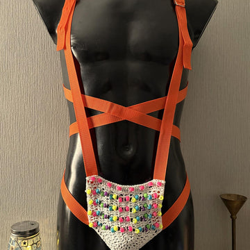 Bead Mesh Pouch Briefs