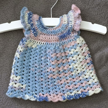 Crochet pattern for an enchanting Doll Dress