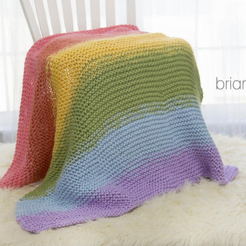 Rainbow Pocket Blanket Knit