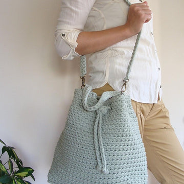 Drawstring Bucket Purse