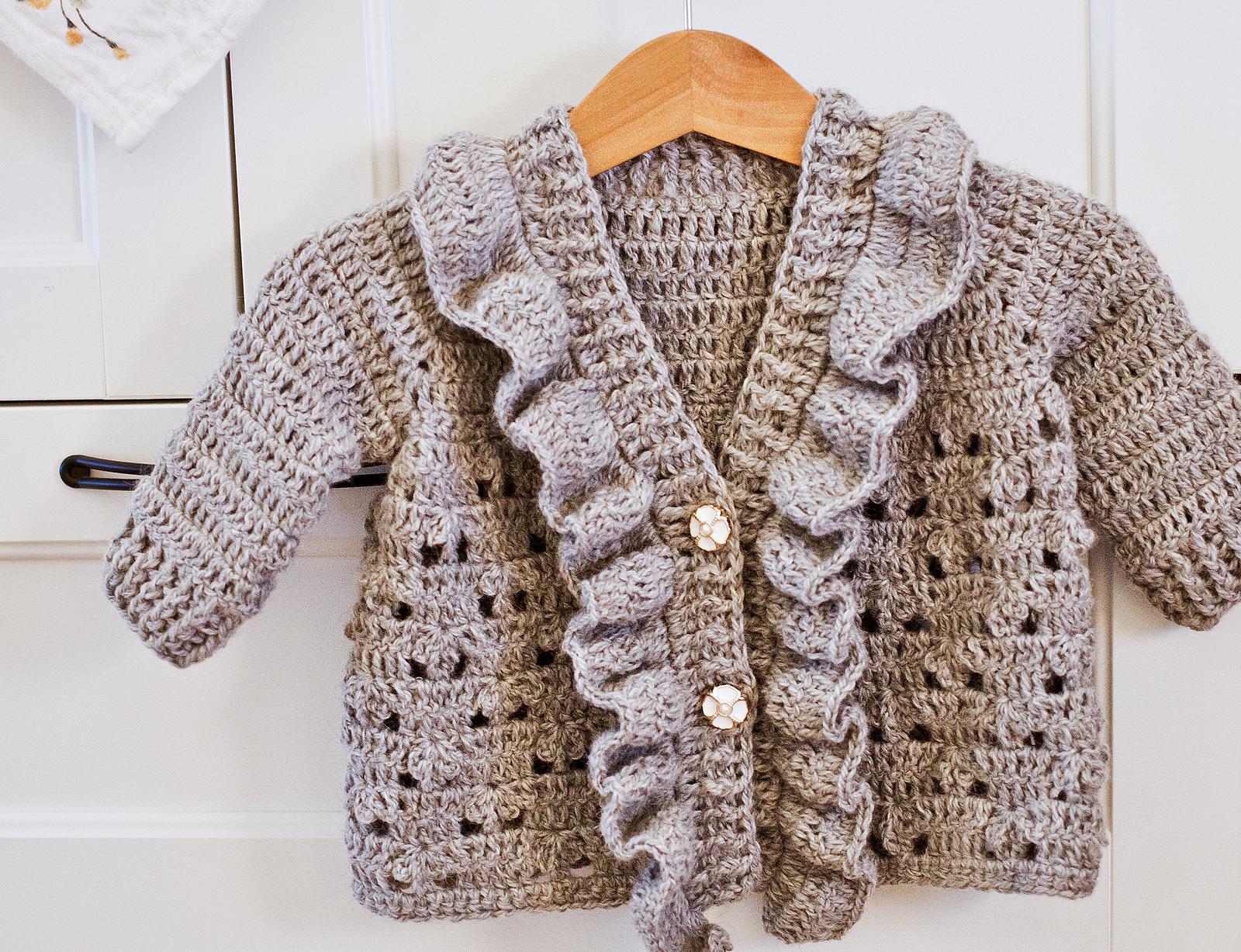 Frill Bloom Cardigan